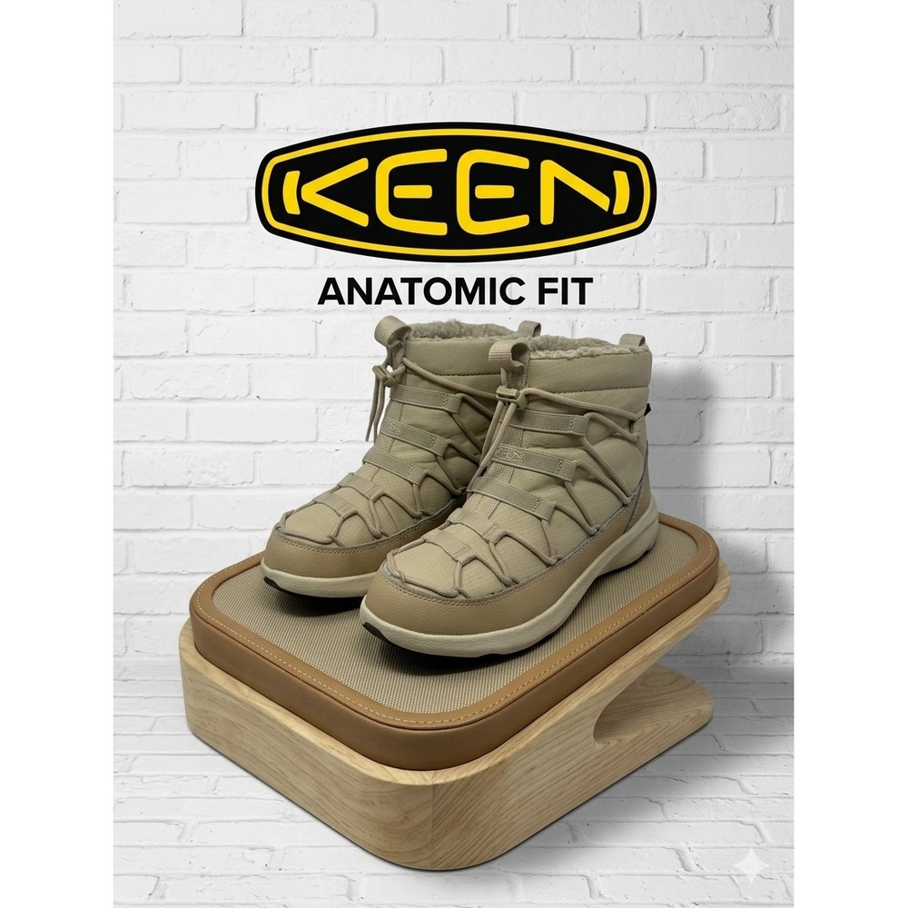 Keen Hoodoo III Lace Up Waterproof Winter Boots‎ Tan Beige 1026619 Womens 8
